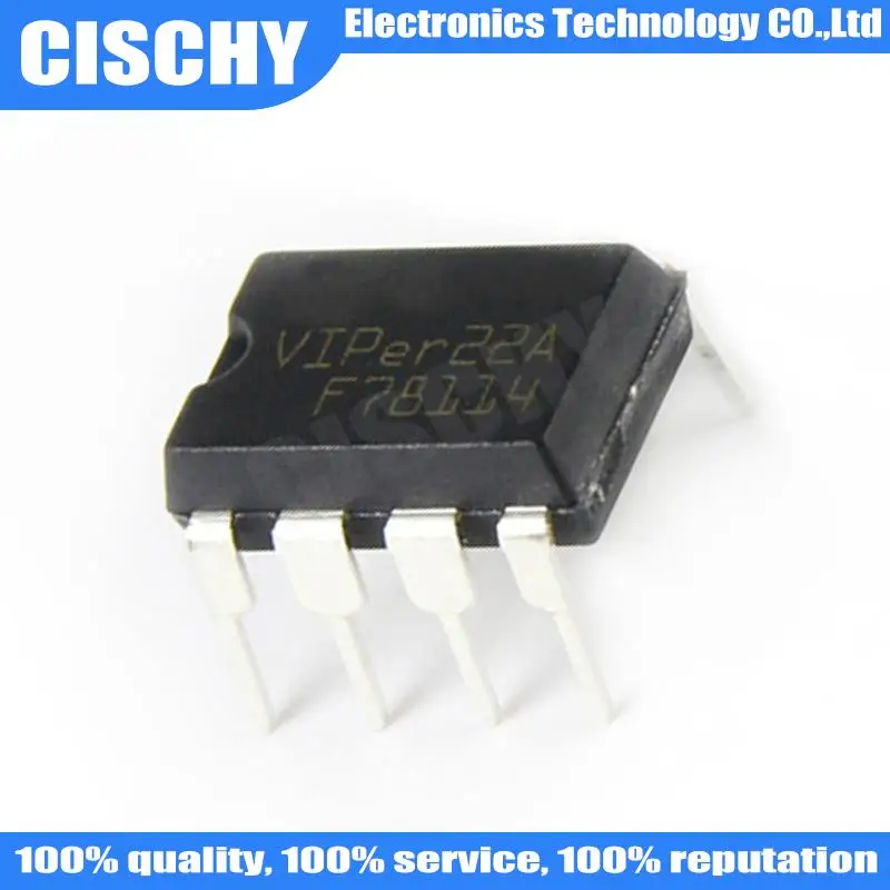 10pcs/lot VIPER22 VIPER22A 22A DIP-8 Switch induction cooker power module chip IC In Stock