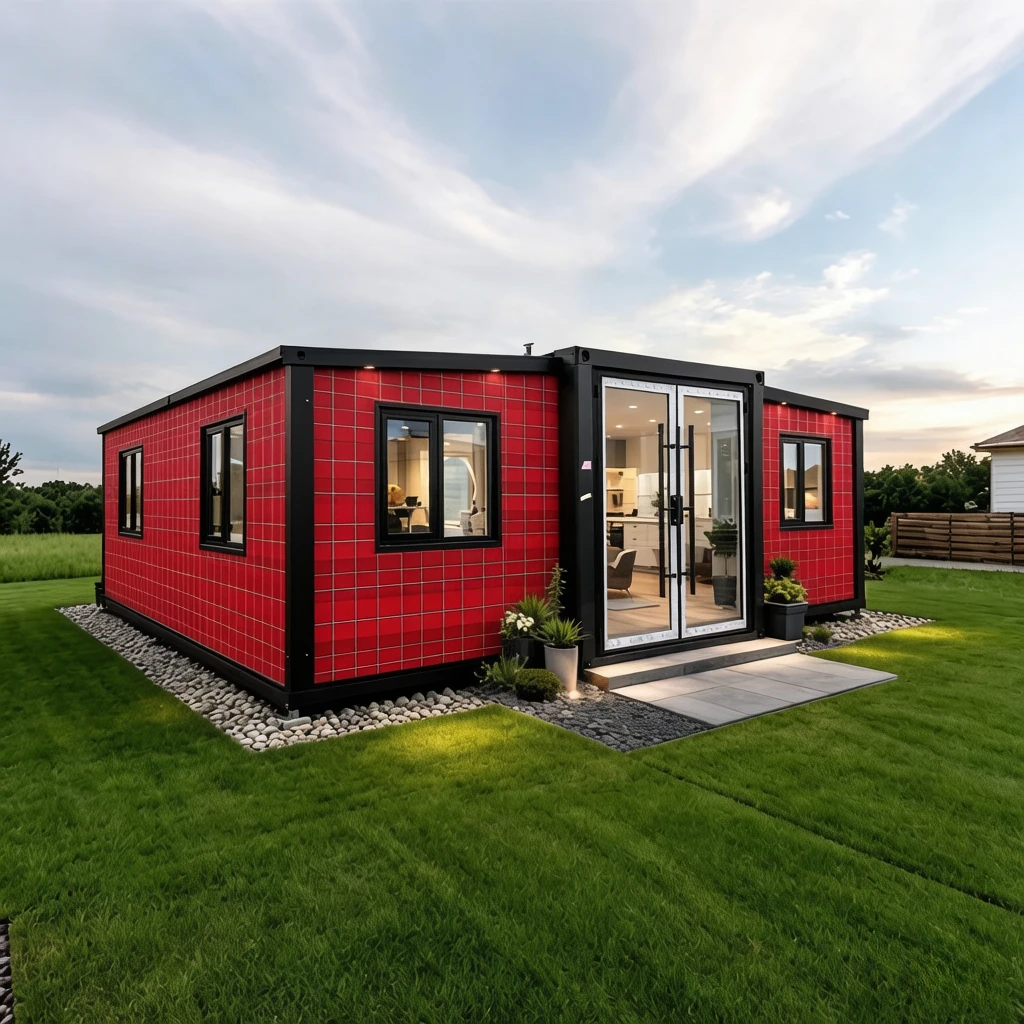 Mobile Home Folding Room Prefab Modular Home Expandable Container House 20ft 40ft Prefabricated Tiny House 2 3 Bedrooms