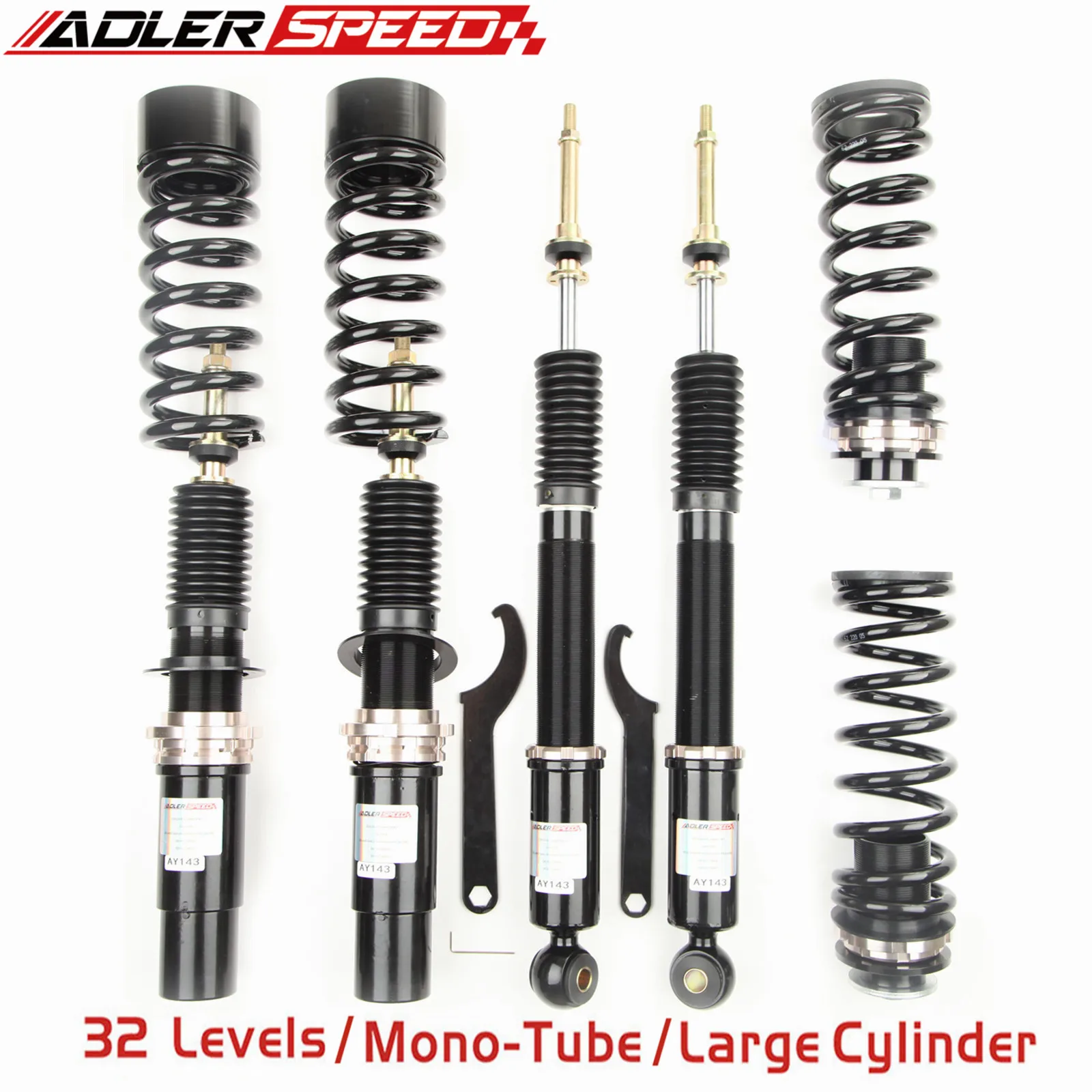 

ADLERSPEED 32 Level Mono Tube Coilovers Suspension For Audi A5 08-16, FWD/Quattro / Audi A4 09-16,FWD/Quattro