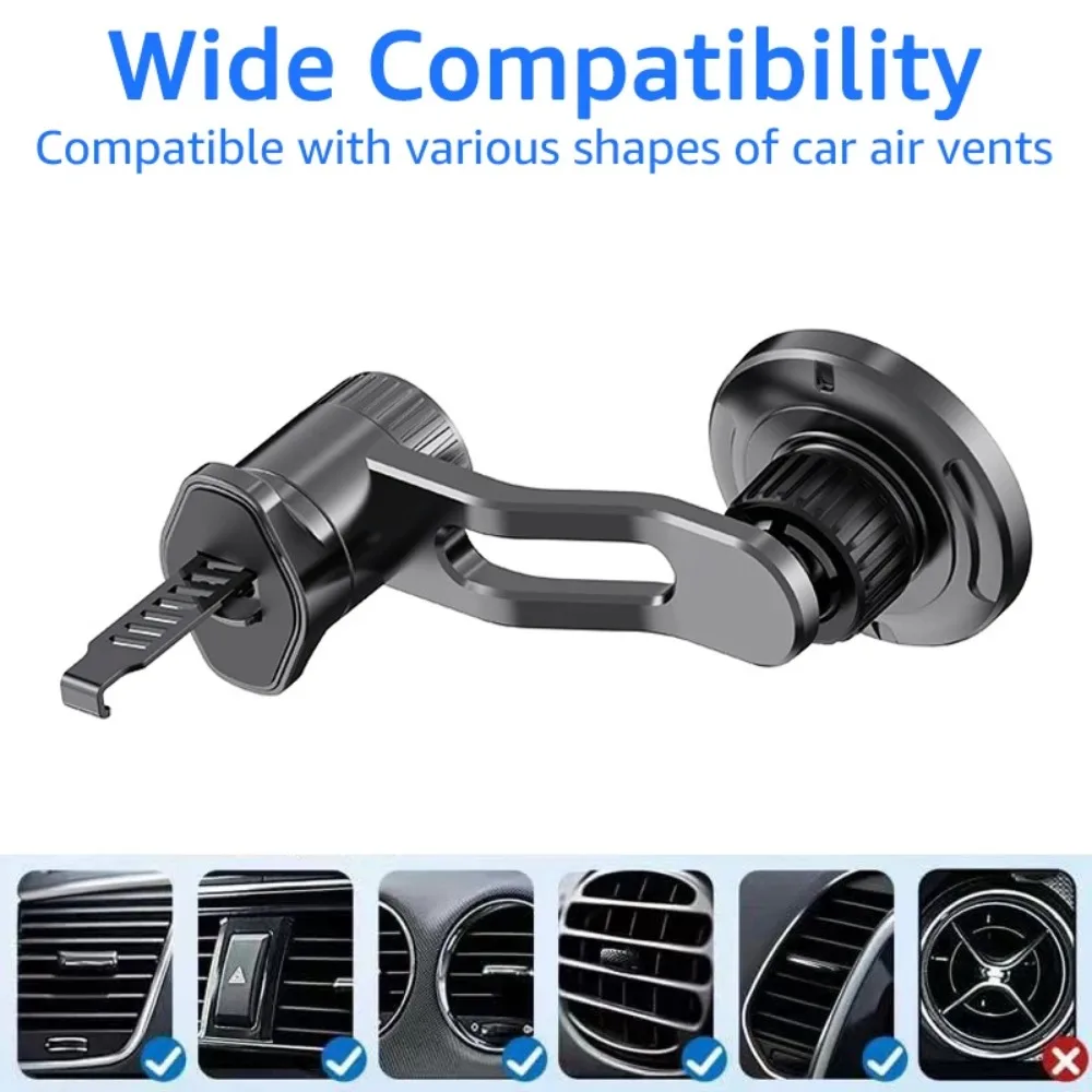 

Магнитное автомобильное крепление для телефона с удлиненной кронштейном, сильный магнит, автомобильный держатель для телефона, вращение на 360°, аксессуары для iPhone 15/14/13/12