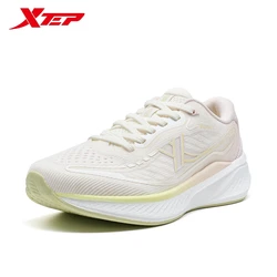 Xtep Running Shoes For Women 2024 Autumn Cushioning Sports Shoes Non-Slip Sneakers 876318110010