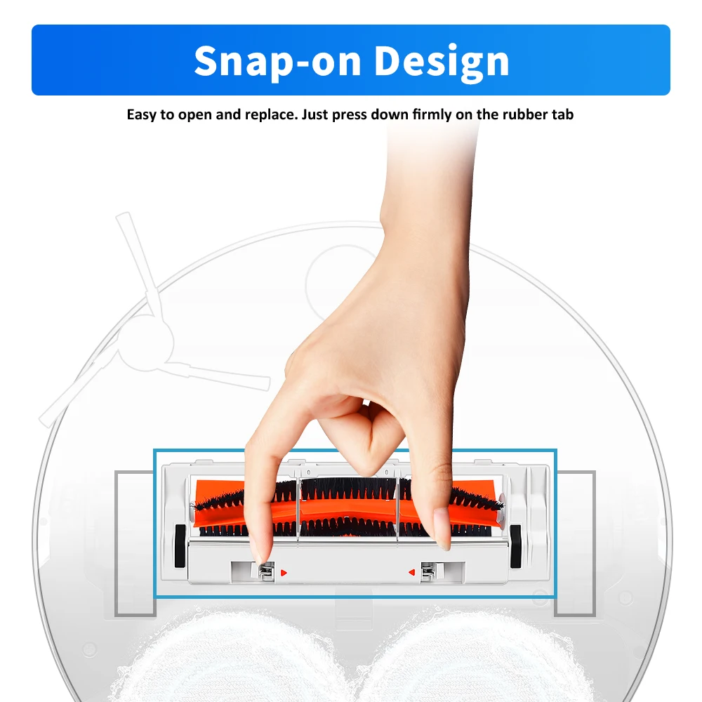 غطاء الفرشاة الرئيسية فرشاة الأسطوانة لشاومي MI روبوت فراغ الممسحة 2 Mijia 1T 1C 2C STYTJ01ZHM ل Dreame F9 روبوت فراغ الملحقات