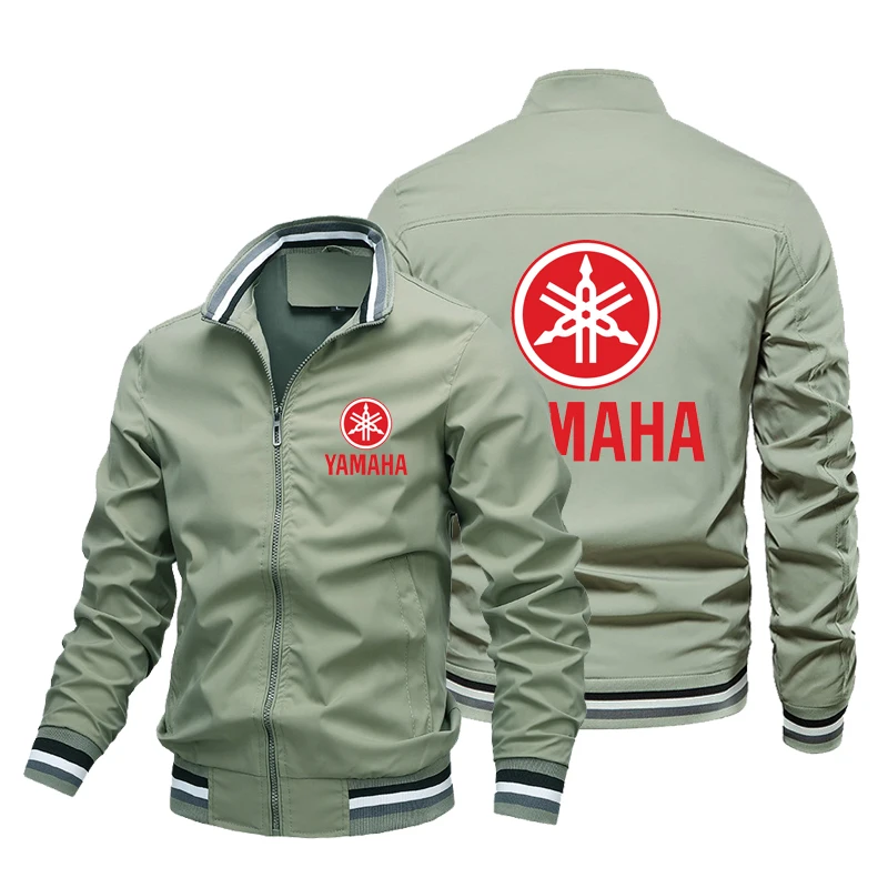 Yamaha Men\'s Clothing Motorcycle Jacket Casual Fashion Sportswear Biker Racer Jacket Yamaha Racing Team Custom Jacket Coat S-5XL