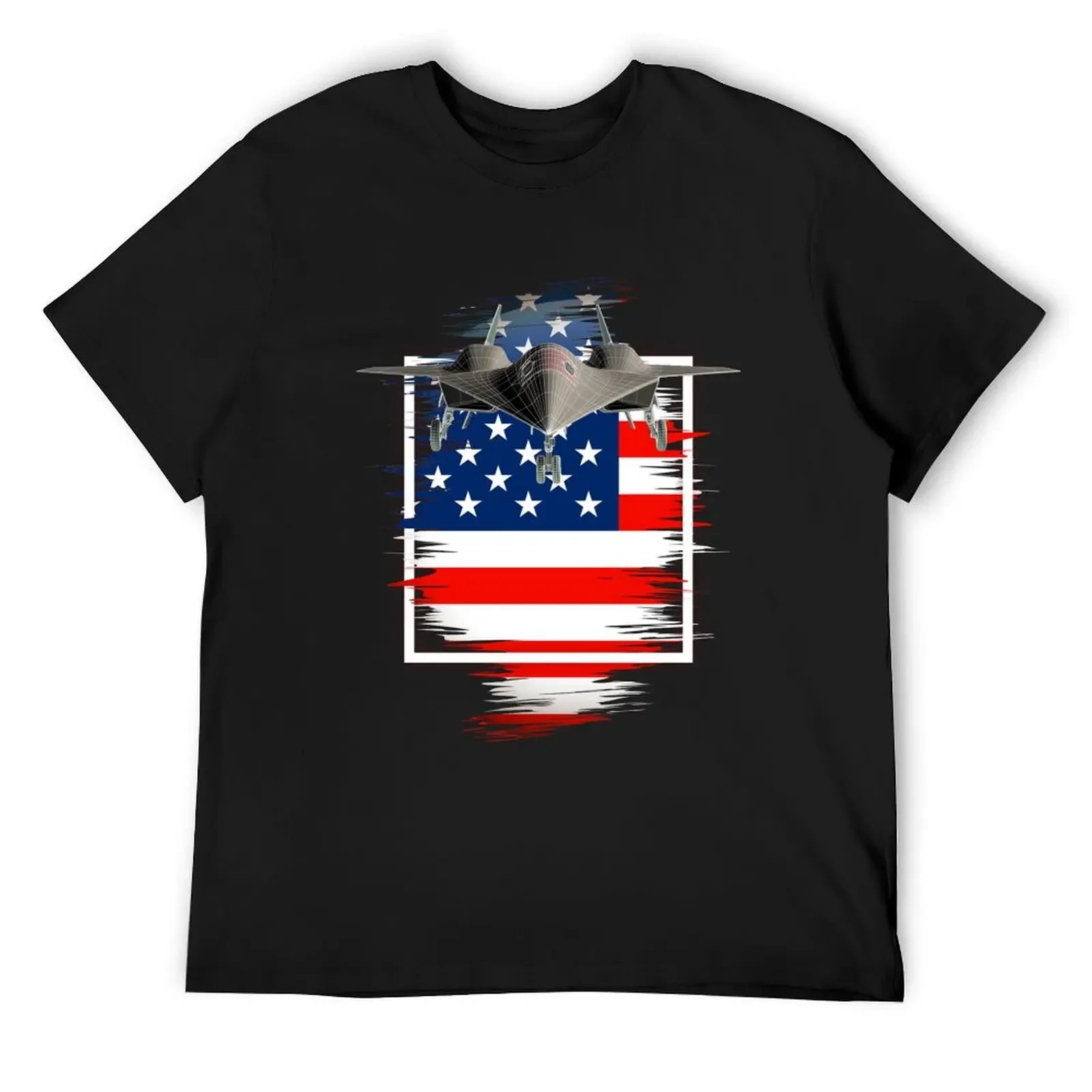 

3D mood of sr72 with stretchable USA flag T-Shirt plain cute clothes basketball graphic tees mens t shirts pack