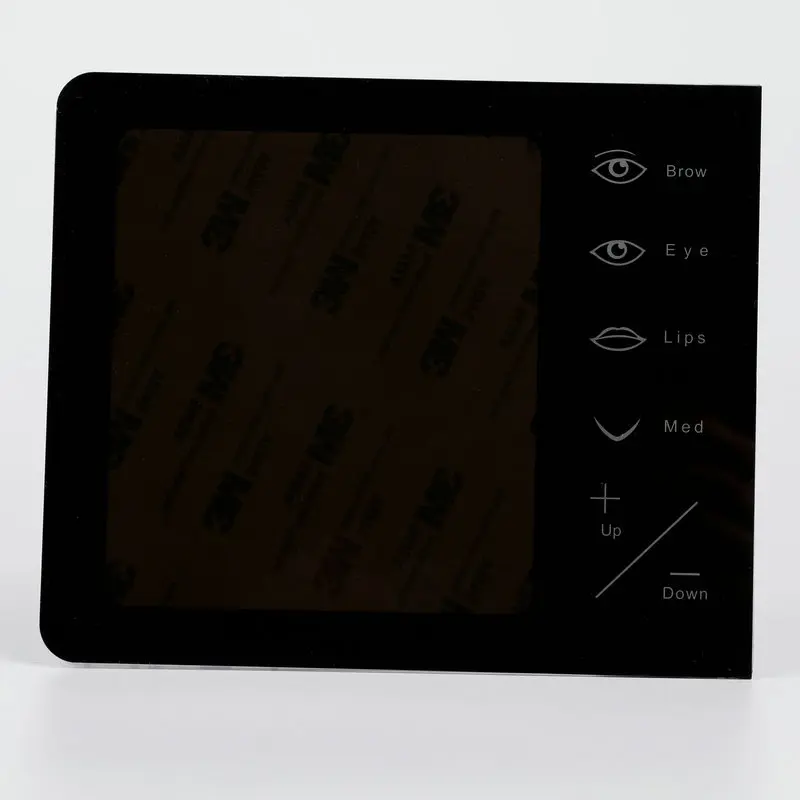 Acrylic panel, intelligent fingerprint lock control panel, scratch resistant acrylic control panel