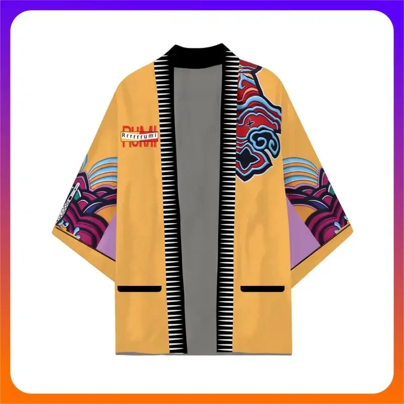 2025 Halloween Costume de Cosplay pour femmes, nouveau film Rumi Hunters, Halloween k-pop Rumi, motif Unique, Cardigan imprimé