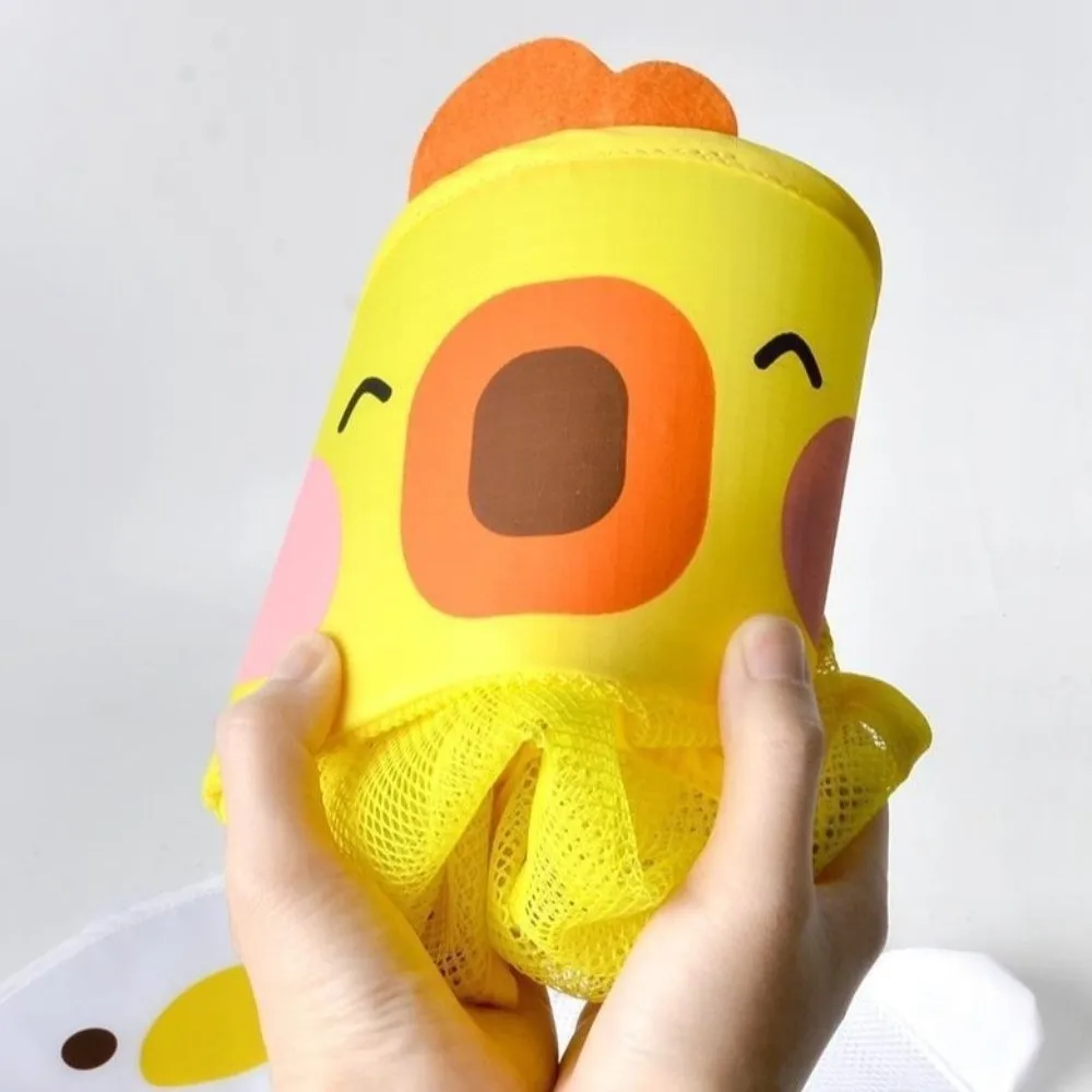 2 Stuks Eend Vormen Babybadje Speelgoed Opbergtas Met Zuignap Opknoping Bad Spel Tas Cartoon Grote Capaciteit Kikker Mesh netto Zak Pop