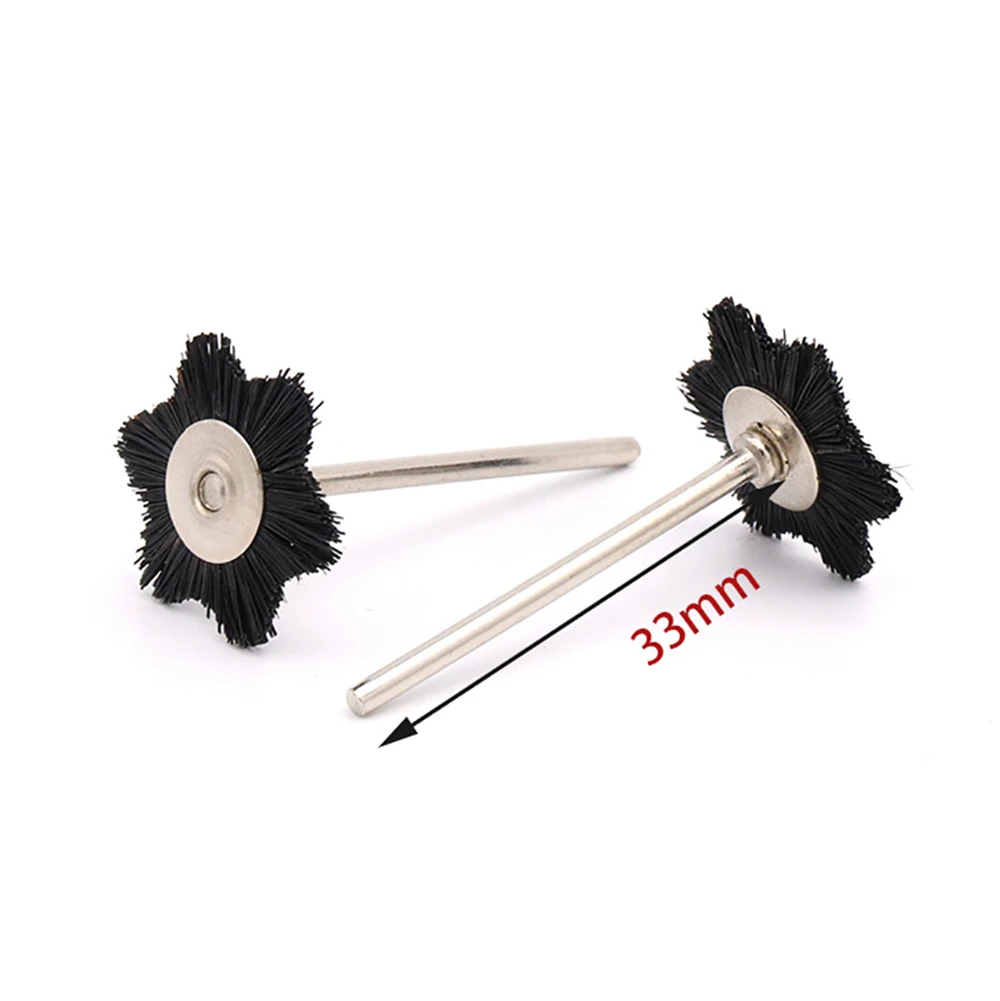 실험실 연마 브러쉬 로타리 공구 용 연마 그라인더 브러시 2.35mm 치과 용 액세서리 연마 브러시 플라워 헤드 디버링