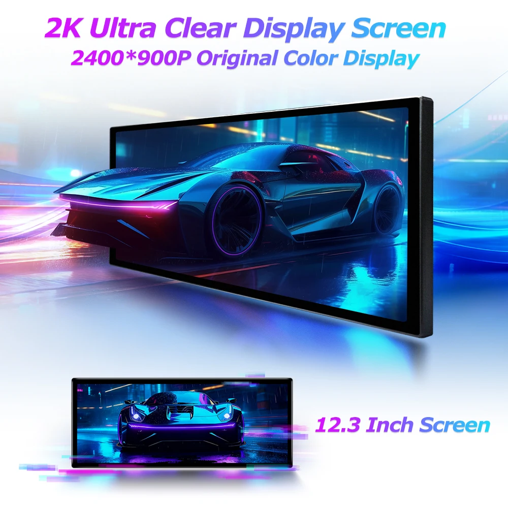 Android 16 Auto For Audi A4 A5 S5 2009-2016 Car Radio 2400*900P Wireless Carplay Multimedia Player Bluetooth GPS Navigation view 4