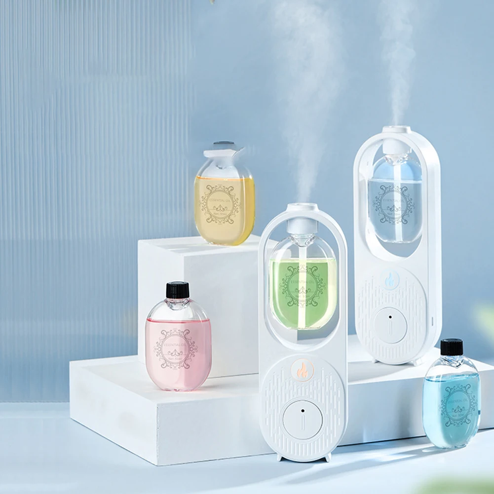 Flame Aroma Diffuser Humidifier USB Desktop Aromatherapy Purifier Automatic Fragrance Spray Air Freshener Toilet Deodorization