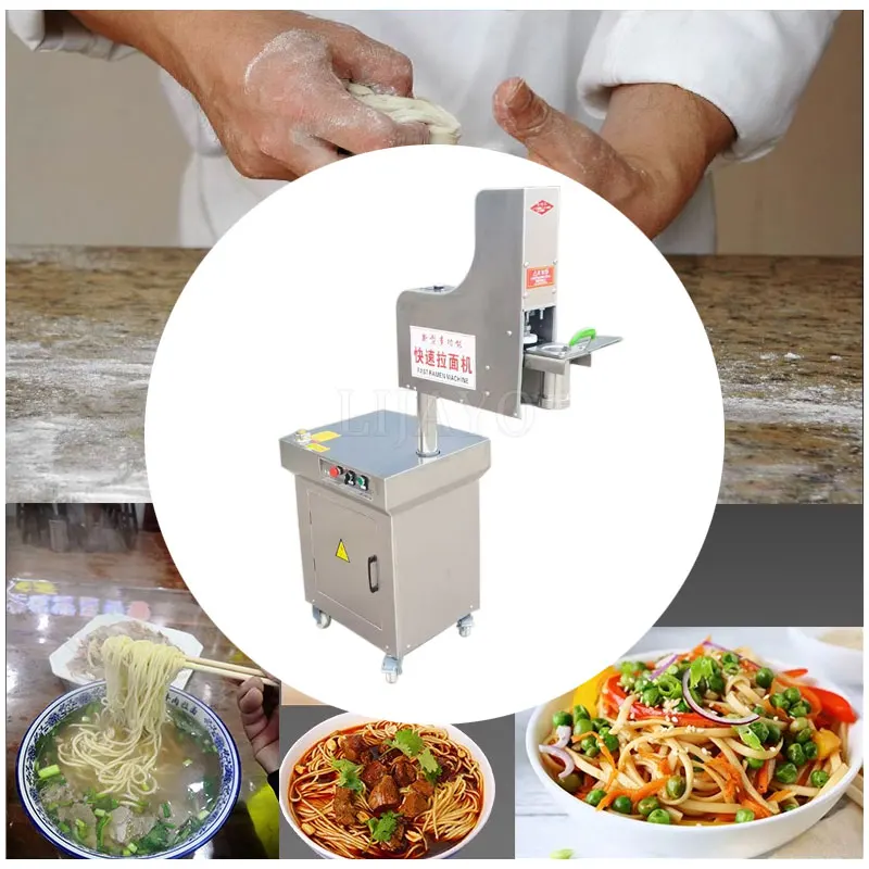 

Commercial Hydraulic Rake Ramen Noodle Machine Stainless Steel Noodle Press 220v LIJAYO