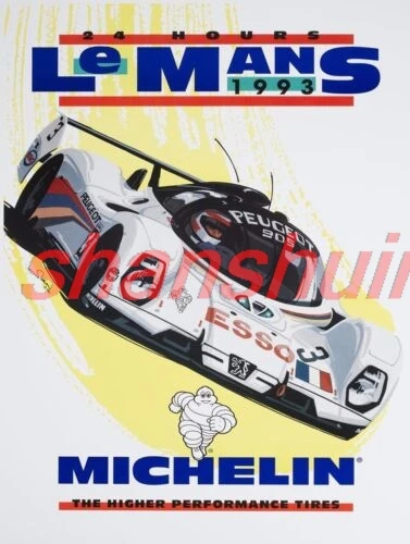 SHANSHUI Le Mans 1993 bike Retro Metal Wall Plaque Art Vintage Advertising Sign man a4 1pc