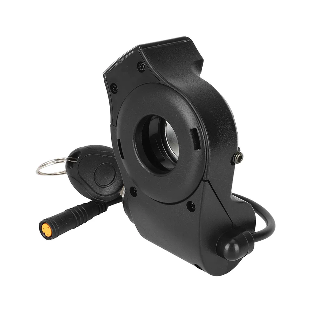 Lenkerschalter-Schloss-Baugruppe, kompatibel mit dem 3-Pin-Digital-Display-Interface des Kukirin G2 Pro Elektrorollers