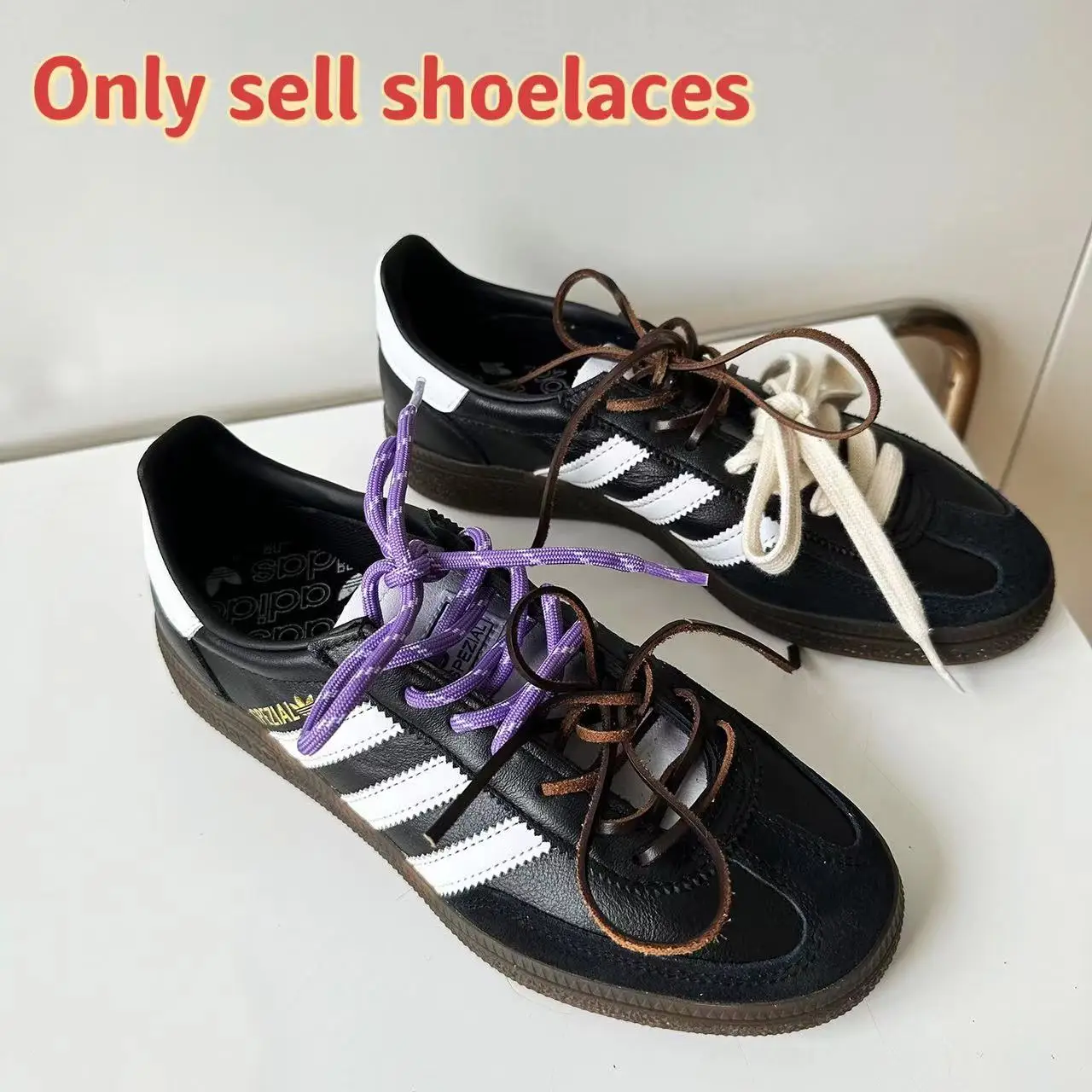 4-teiliges Set Vintage DIY MIU Bunte Schnürsenkel für Low-Top Canvas Sneaker Sport Casual Leder MIU Schnürsenkel Dropshipping – Detail 21