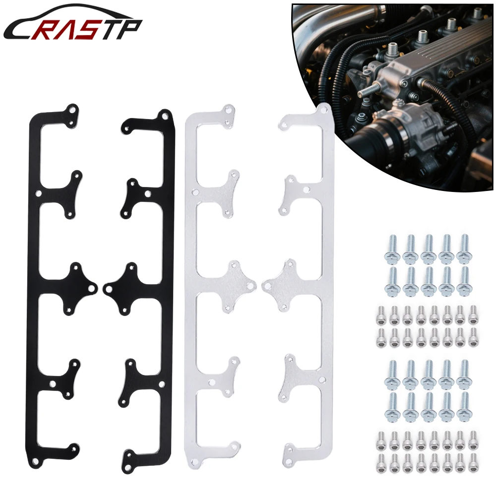 

RASTP-2pcs 19005218 Truck Side Bolt Coil Bracket Engine Ignition Brackets Mounting Valve Cover for LSX Swap D585 4.8L LS1 IC008