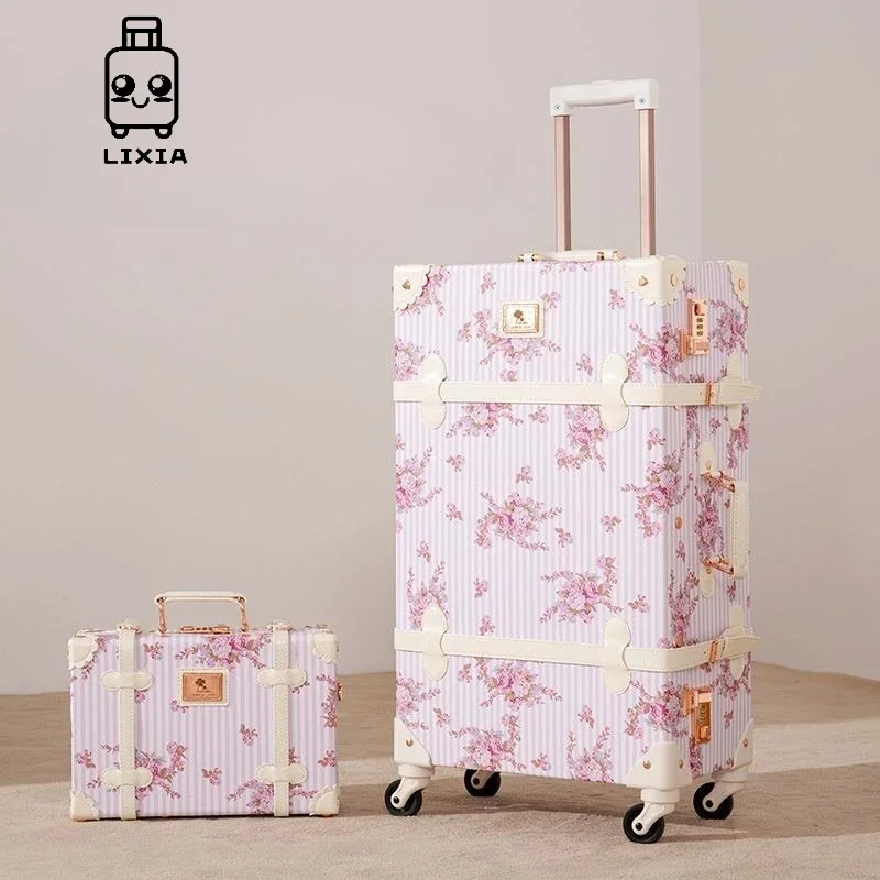 LIXIA Ретро Чемодан Симпатичный