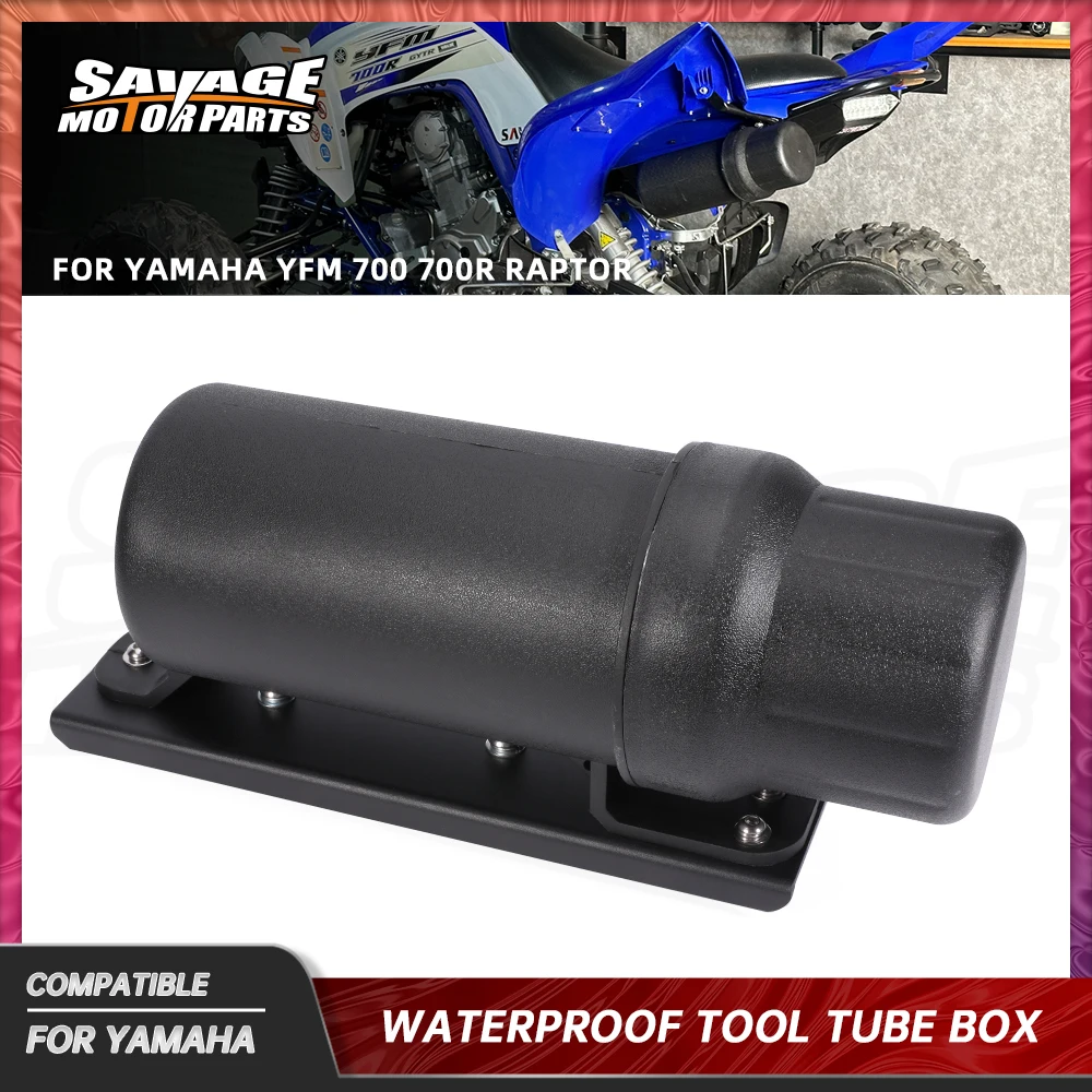 

For Yamaha Raptor 700 2024 Waterproof Tool Tube Off-Road Motorcycle Gloves Raincoat Storage Box YFM700 YFM700R Raptor ATV 2006+