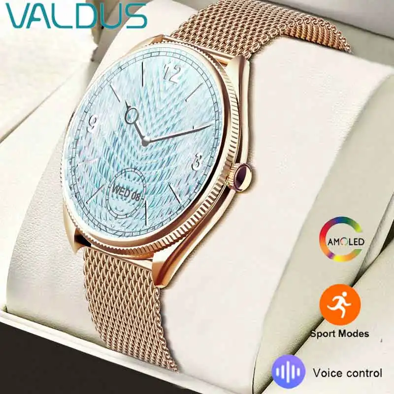 VALDUS VL60 Pro Smartwatch Women Men Full Touch AMOLED Screen Bluetooth Call IP68 Waterproof Long Battery Life Sport Smart Watch