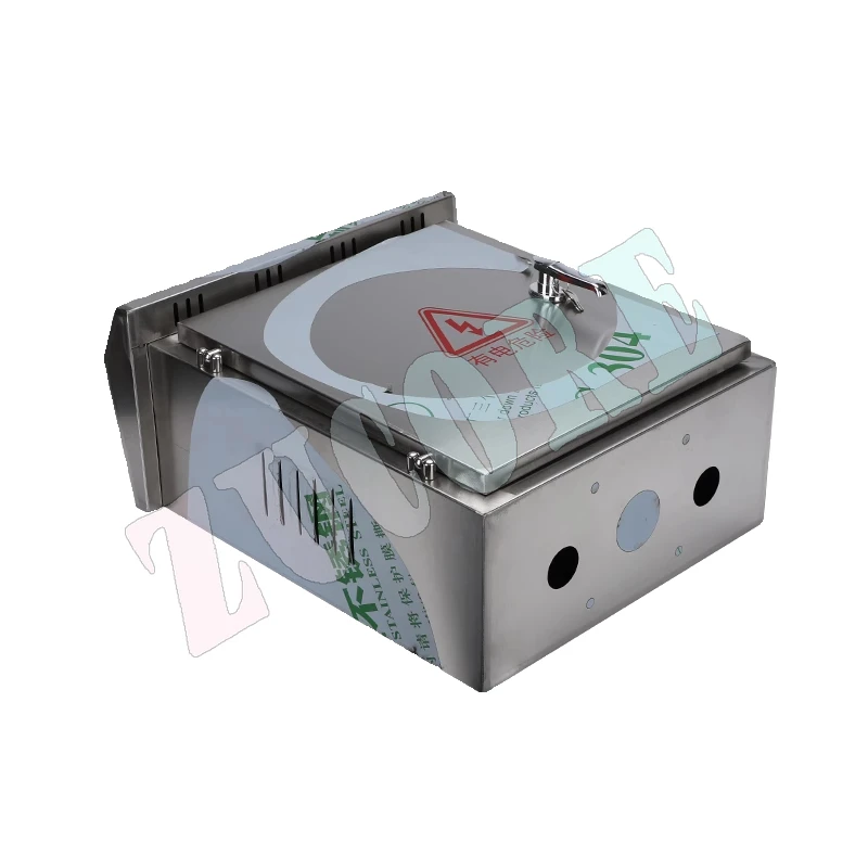 304 outdoor stainless steel distribution box engineering control box complete set thickened custom rainproof outdoor power box