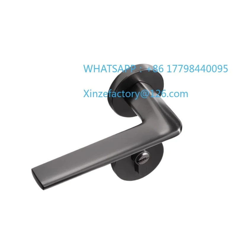 تخصيص الحديثة غرفة نوم قفل الباب غرفة داخلية باب الأجهزة الصامت قفل مغناطيسي الملحقات المنزلية مقبض الباب الخشبي Se