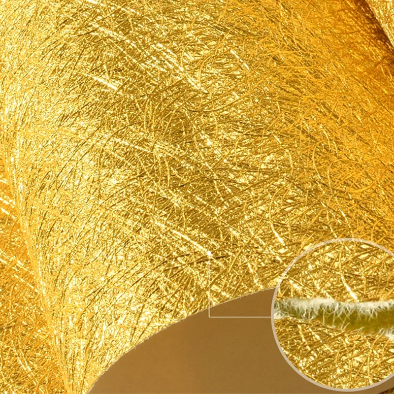 

3D стереоскопические рельефные обои из золотой фольги для гостиной, спальни, потолка, роскошные золотые, серебряные блестящие обои, настенное покрытие