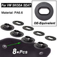Car Floor Mat Fastener Clips Carpet Oval Clamps For VW Golf GTI Seat Leon MK1 Skoda Octavia Fabia OE 3D0864851B41 3D0061795B41