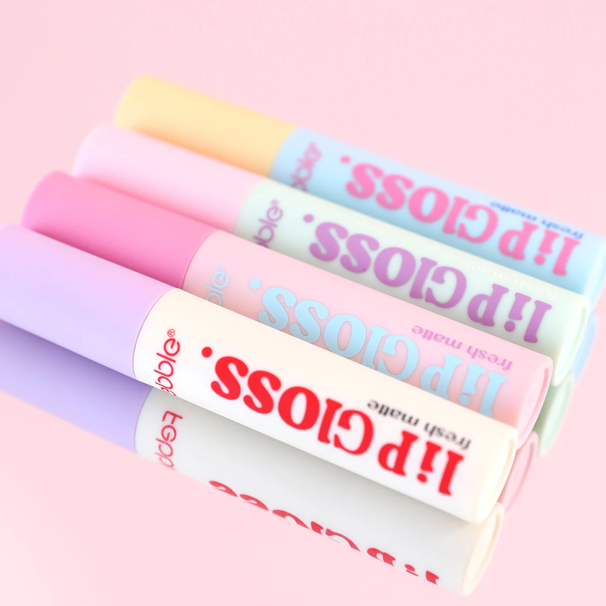 Soft Mist Lip Gloss, 8 color options, non-sticky bottle, waterproof and quick-drying, long-lasting liquid lip balm