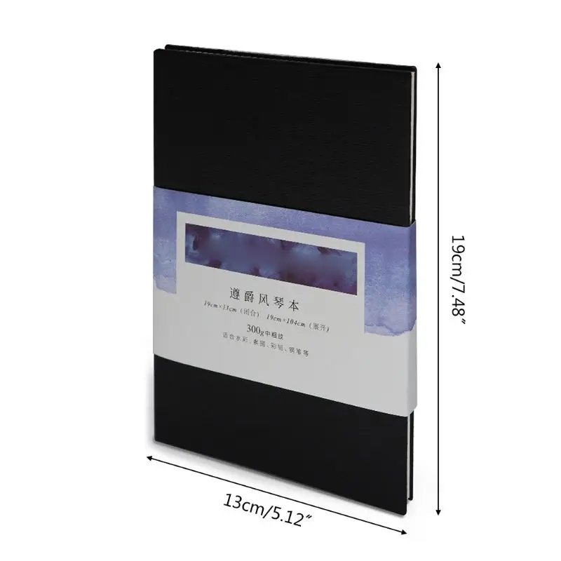 300gsm Watercolor Pad Handbook Sketch Paper Notebook for Drawing Record Artist L41E