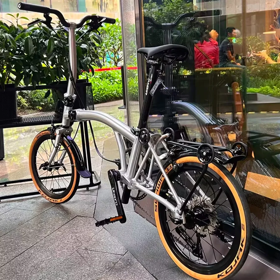 كرانستون جودة عالية 16 بوصة 9 سرعات سبائك الألومنيوم ثلاثي أضعاف الدراجة Y/S ألياف الكربون المقاود دراجة قابلة للطي للكبار 2025