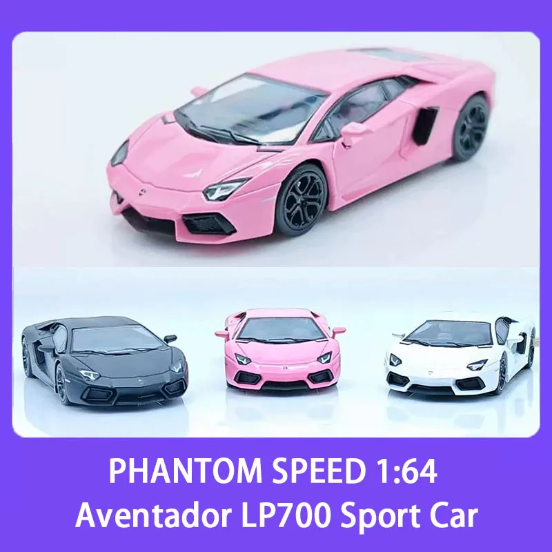 

Модель автомобиля PHANTOM SPEED 1:64 Aventador LP700, спортивный автомобиль из сплава, классическая модель для взрослых, сувенир, подарок, хобби и игрушка