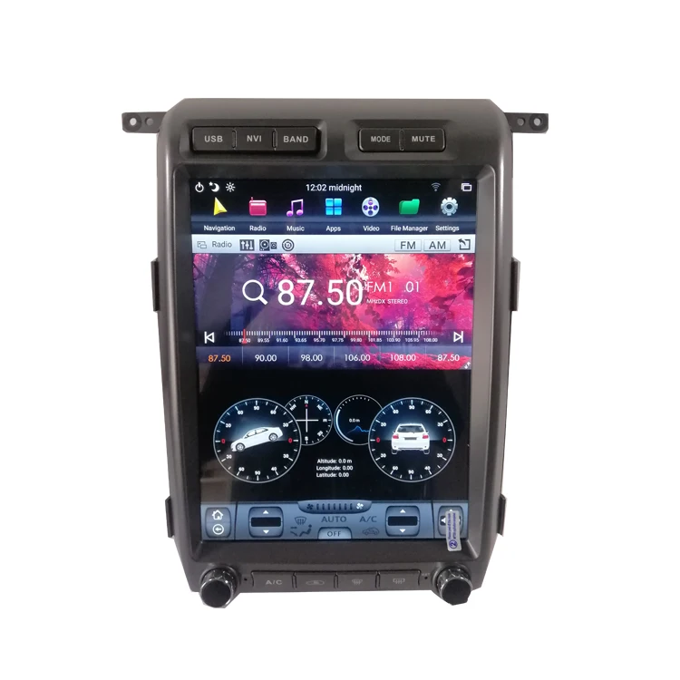 Bosstar  vertical screen style car dvd player for Ford F150 car radio 2013