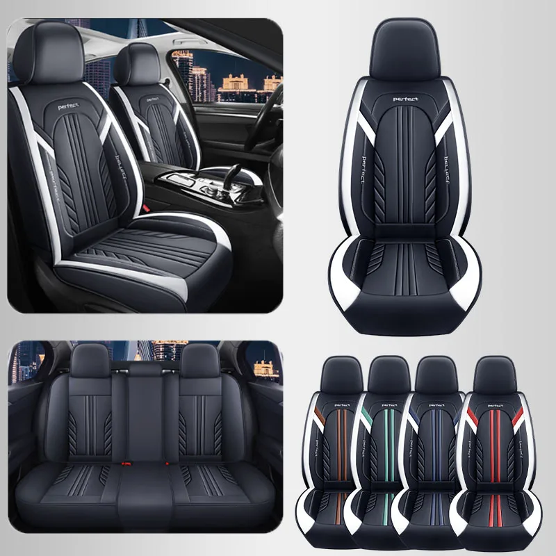 

5-Seat Full Set Car Seat Covers, Full-Wrap Design Perfect Fit, All-Season Use, Universal for Most Sedans, SUVs and Trucks