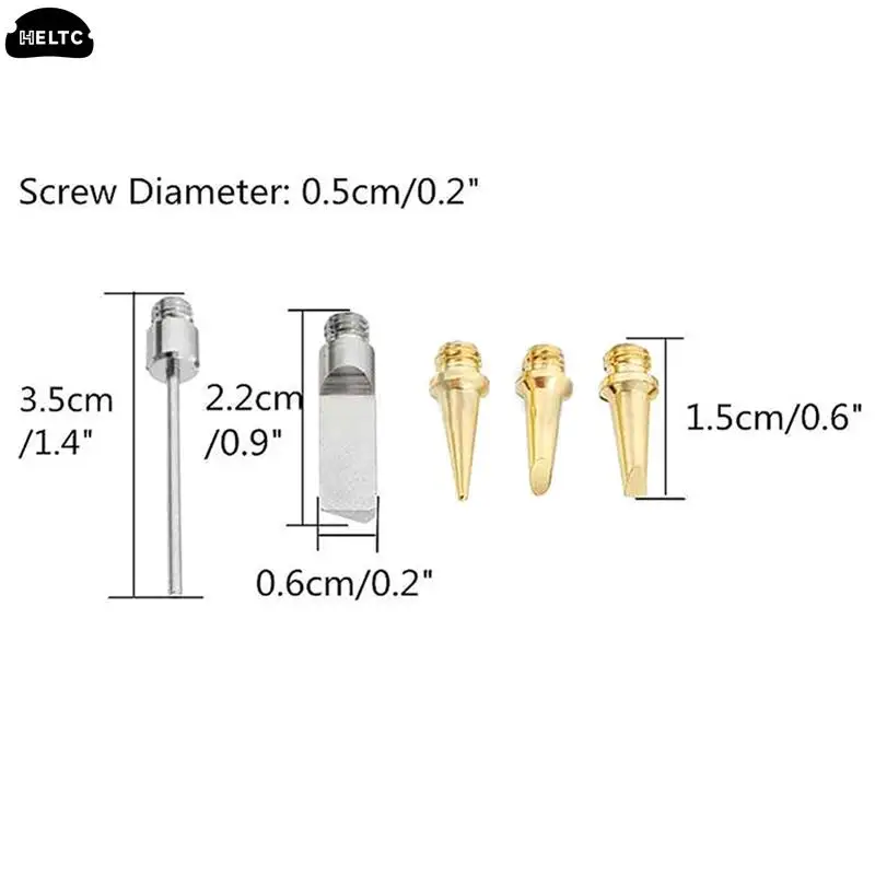 1/5pc HS-1115K Butane Gas Soldering Iron Kit Welding Kit Torch Pen Tool /1Pc Copper+Iron Gas Welding Kit Gas Soldering Iron Head