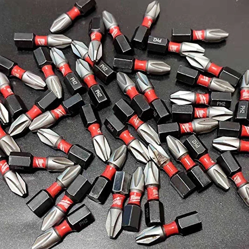 Imagem -03 - Milwaukee Ph2 25 mm Brocas Impacto tipo Broca para Chave de Fenda Elétrica Fixa Resistência ao Desgaste Ferramenta Elétrica Acessório