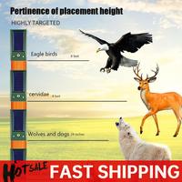 Solar Ultrasonic Cat Repellent Multifunctional Ultrasonic Animal Repeller IP66 Waterproof for Deterrent Rat Dog Fox Pest