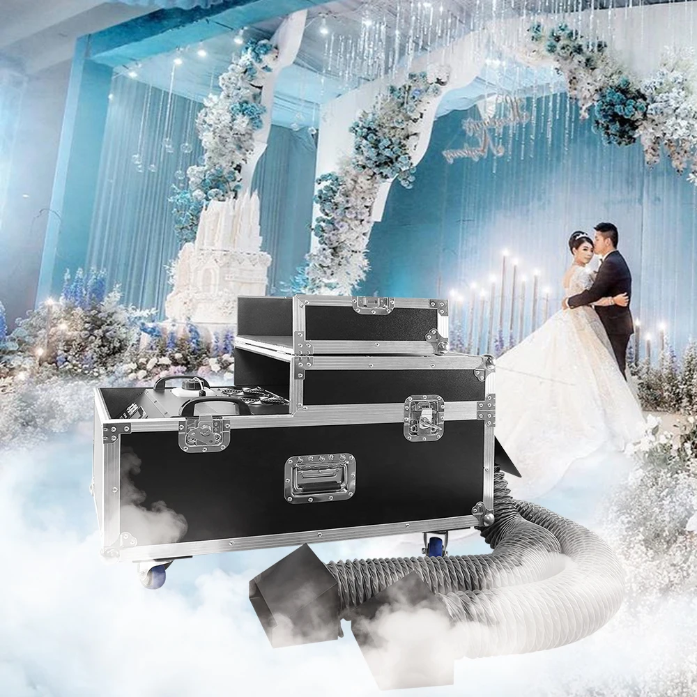 Low Lying Fog Machine Water Smoke Machine Effect Equipment Performance Wedding Party KTV Stage Water Mist Machine Double
