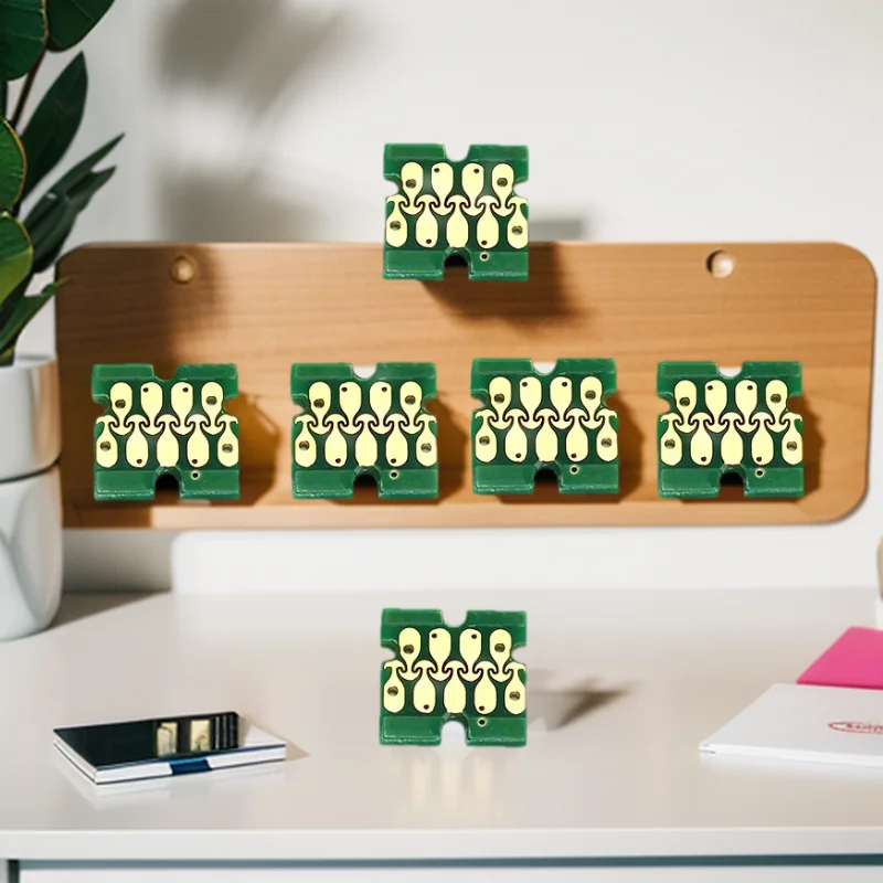 

F2000 F2100 6Color/Set Ink Cartridge Chip for Epson T725 T7251 T7254 T7253 T7254 T725A Textile Ink Printing Printer