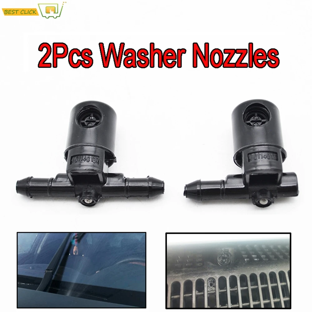 Misima 2Pcs Front Windscreen Wiper Washer Jet Nozzle For Opel Insignia A Astra J G Combo C Corsa C Tigra B Zafira A