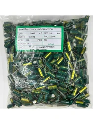 50-1000pcs 10V 16V 25V 35V 50V 400V High Frequency Low ESR Aluminum Capacitor 100UF 220UF 330UF 470UF 680UF 1000UF 2200UF 3300UF