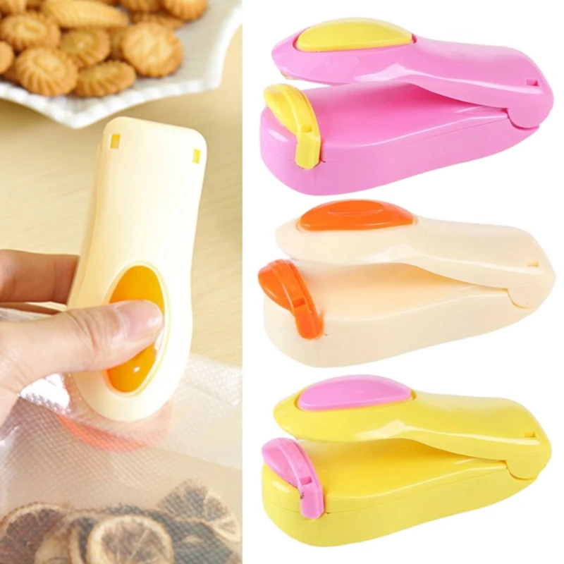 มินิเครื่องซีลถุงพลาสติกมือถือเครื่องซีลแบบพกพาบรรจุอาหารเครื่องมือ Drop Shipping