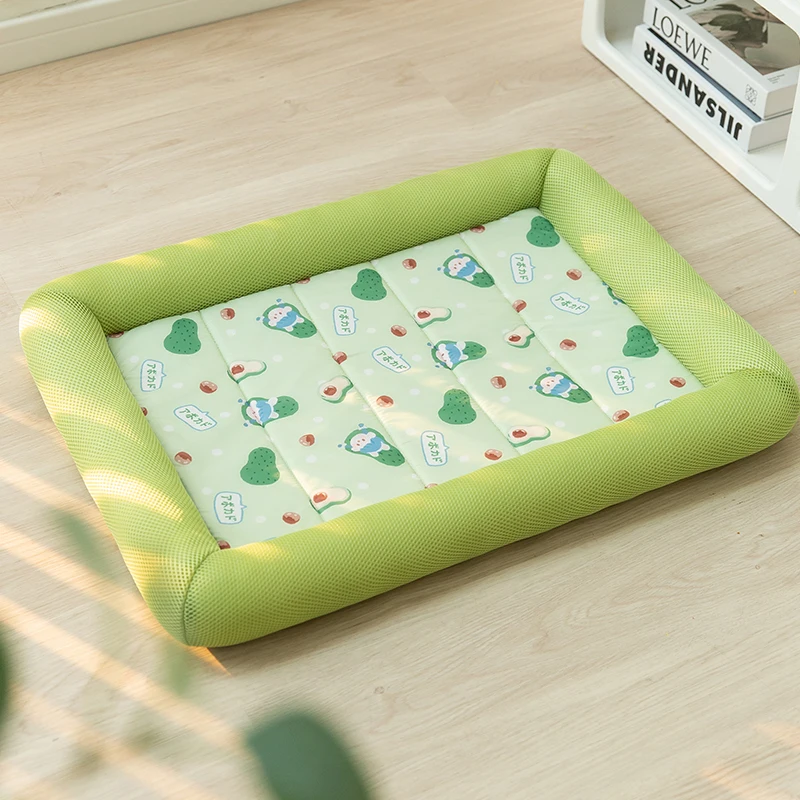 

The product can be customized.Four Seasons Universal Dog Nest Summer Cool Nest Teddy Dog Bed Washable