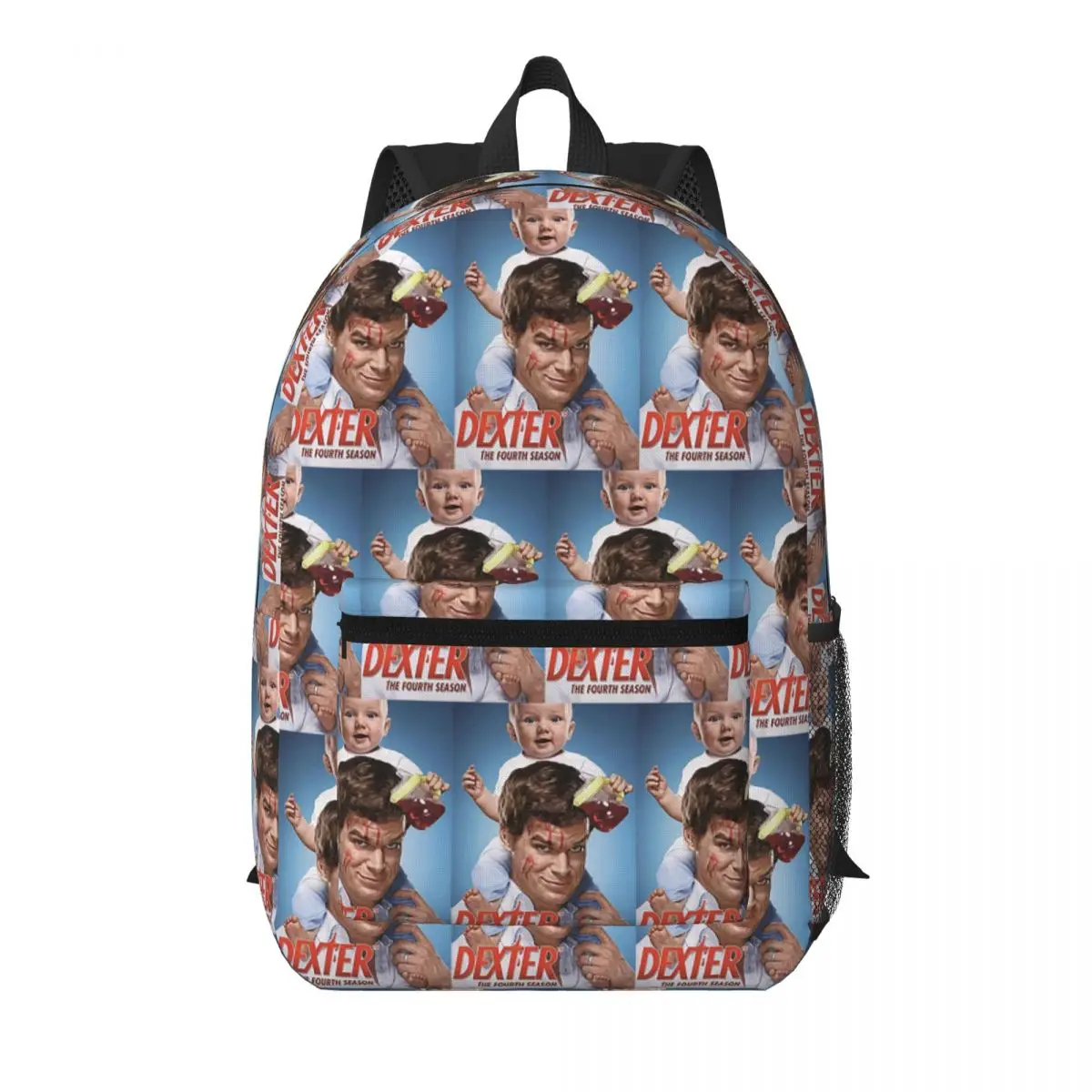

Dexter Morgan Movies Student Backpack School Bag Hiking Travel Daypack for Men Women Fashion Bookbag Shoulder Bags