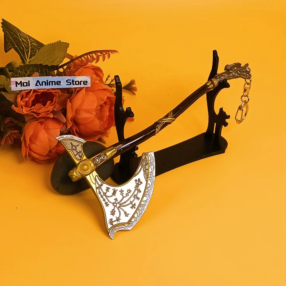 18 centimetri God of War 4 Katana Fantasma Leviatano Caos Sabre Ascia In Metallo Anime Kratos Spada Dimensioni Reali Katana Athena Lama Unsharp Giocattolo Regalo