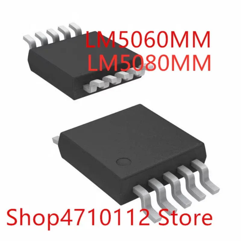 10 unids/lote nuevo LM5060MMX LM5060MM LM5060 marcado SXAB.LM5080MMX LM5080MM LM5080 SHUB MSOP-10