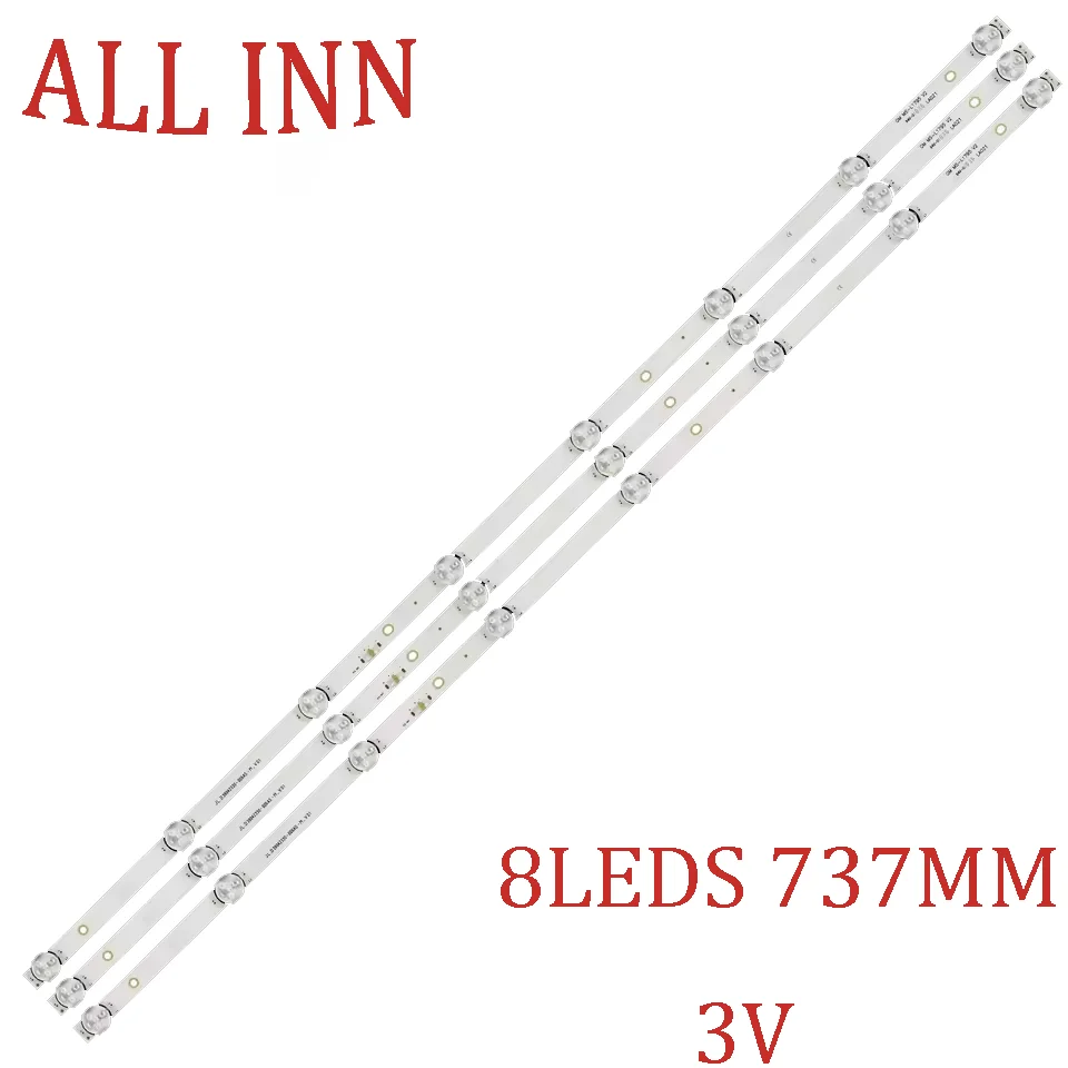 

LED BackLight Strip For LE-40A10 39S1810 IP-LE410005 IP-LE400920 IP-LE411336 T390XVN02.0 ST-4040C SJ.CX.D3900402-3030CS-M