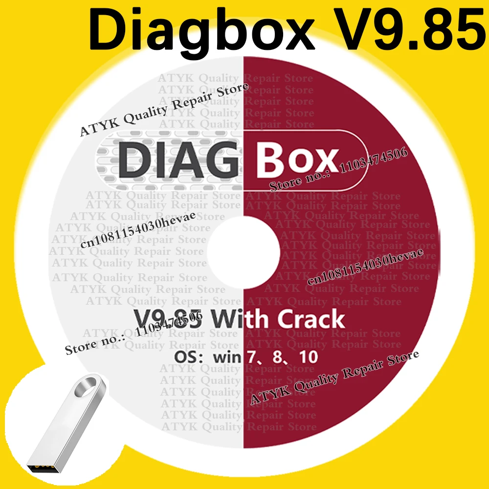 Diagbox 9.85 PP2000 Software With crack Diagnostic Adaptation Diagnostic pour voiture Car tools obd2 Auto Repair 2021 diagbox