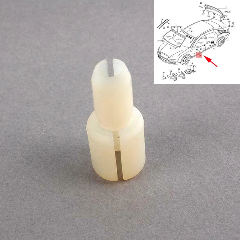 Door Window Regulator Bolt Clip Pin 6N0839511 For Vw  Passat Golf Jetta Audi Skoda Bora Tiguan Touran Citroen C5 Seat Altea