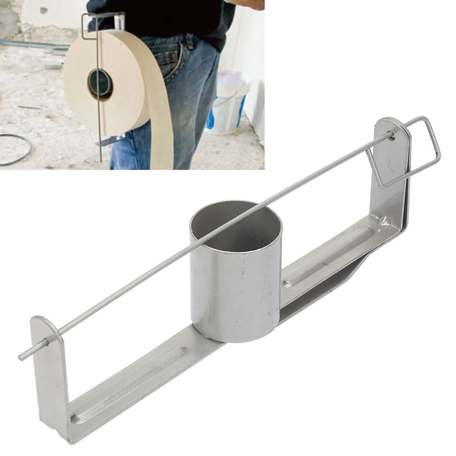 Popular Practical Drywall Tape Reel Durable Iron Drywall Tape Holder Large Capacity