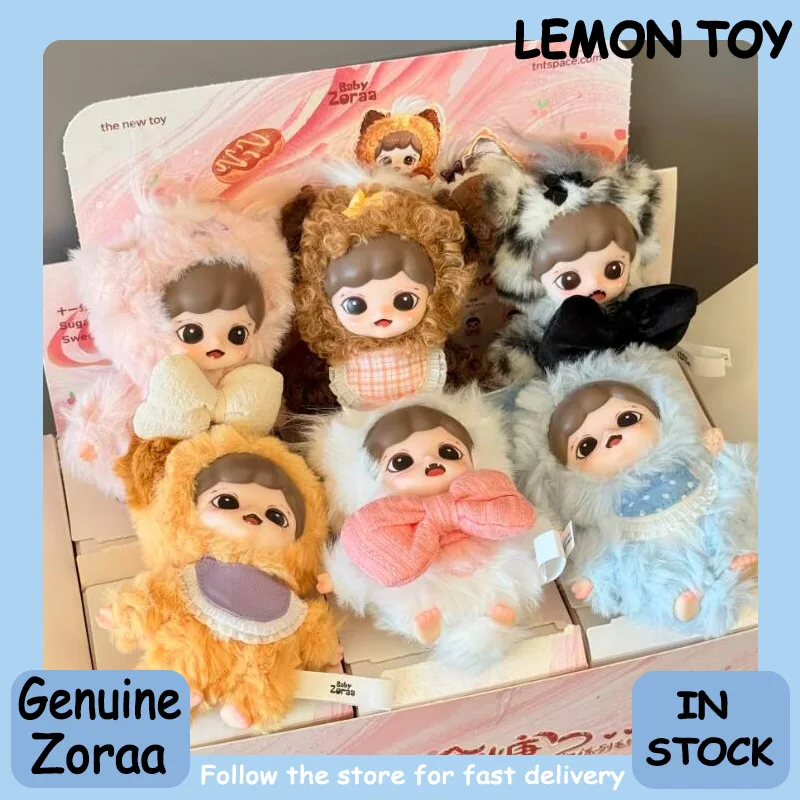 

Genuine Baby Zoraa Eleven Points Sugar Mini Series Blind Box Cute Doll Pendant Collection Desktop Ornament Fashion Trend Gift