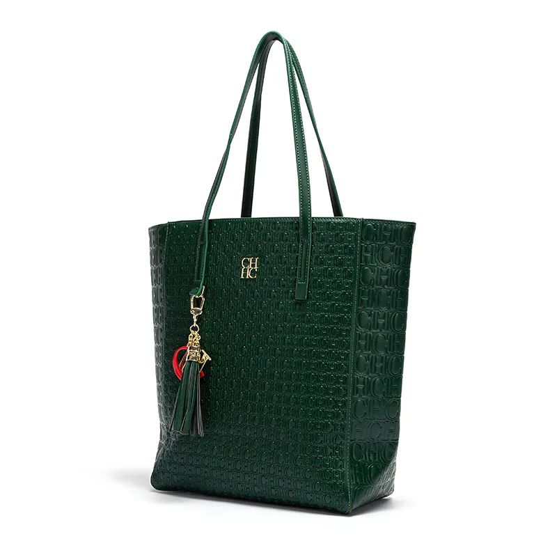 CHCH Party-Bolso de mano de Material PU de gran capacidad para mujer, bolso nuevo Retro clásico a la moda